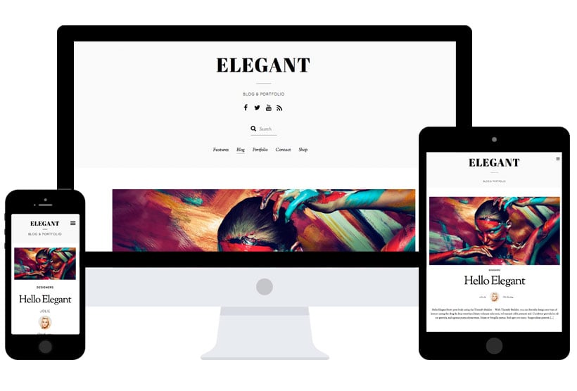 WordPress theme New Elegant Theme