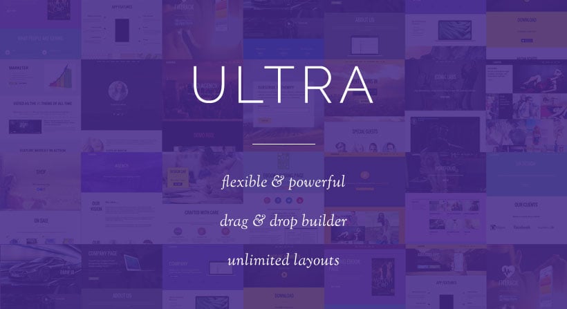 WordPress theme Ultra Sale – 30% OFF