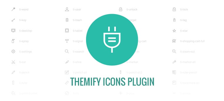 WordPress theme Free Themify Icons Plugin