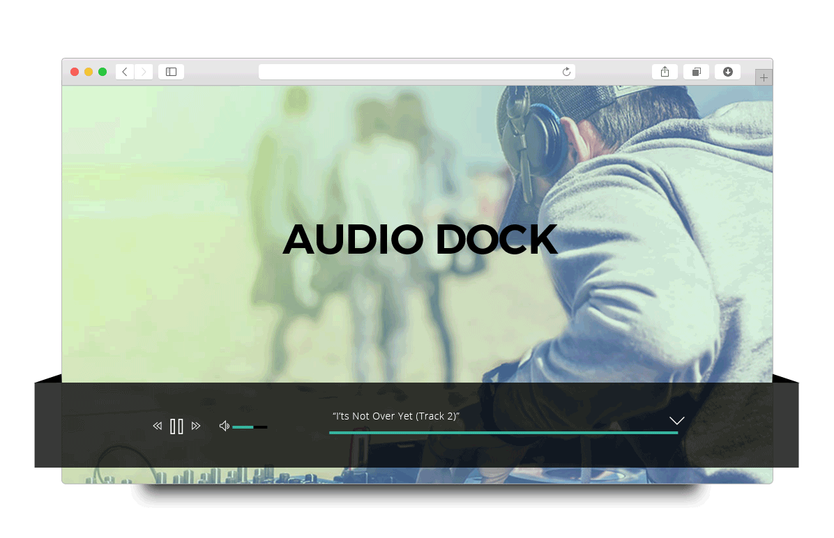 WordPress theme Play Music on Your Site with the Themify Audio Dock!