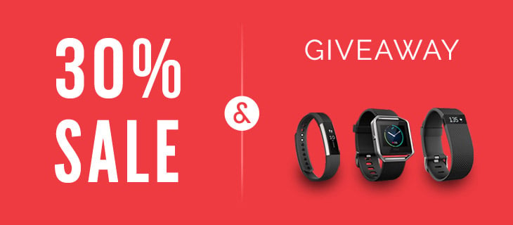 WordPress theme 30% LOVE Sale + Fitbit Giveaway!