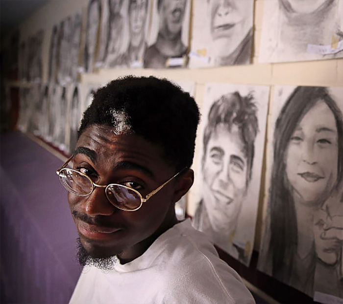 Student Phillip Sossou Drew Classmates to Celebrate Diversity