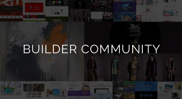 WordPress theme New Builder Community