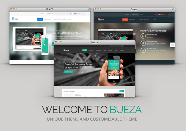 WordPress theme Bueza - Responsive Multi Purpose Theme (Corporate)