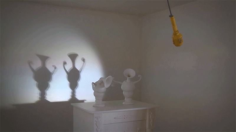 Dancing Shadow Sculptures by Dpt. and Laurent Craste shadows porcelain light kinetic sculpture ceramics 
