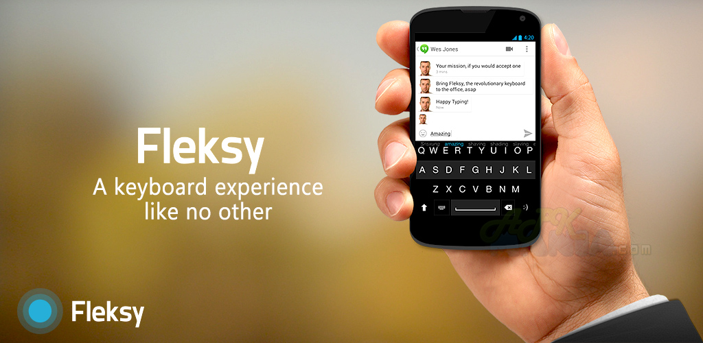 Fleksy Keyboard + Emoji v3.1.3 APK