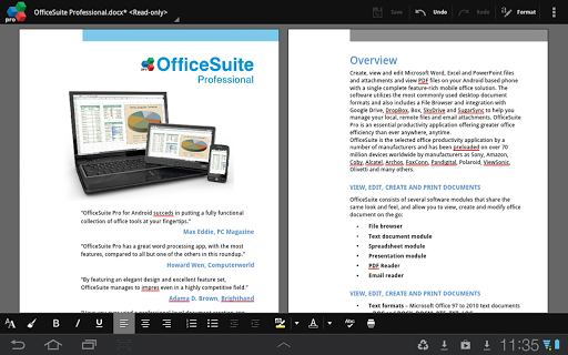 OfficeSuite 7 Premium (PDF&Fonts) v7.5.2087 APK
