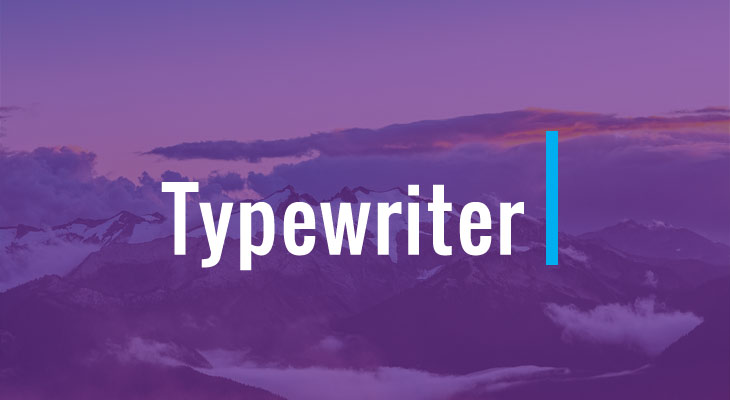 WordPress theme The New Typewriter Addon!