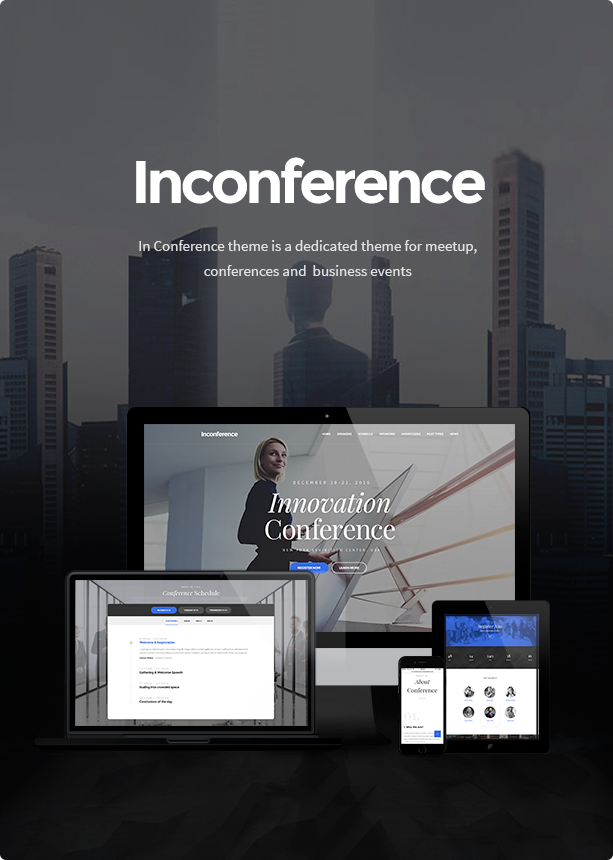 WordPress theme In Conference - Meetup & Conference Business Event WordPress Theme (Events)