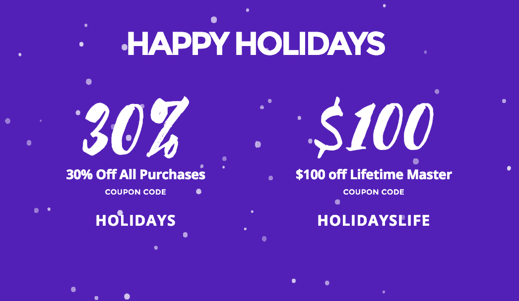 WordPress theme Happy Holidays From Us to You – 30% OFF SALE