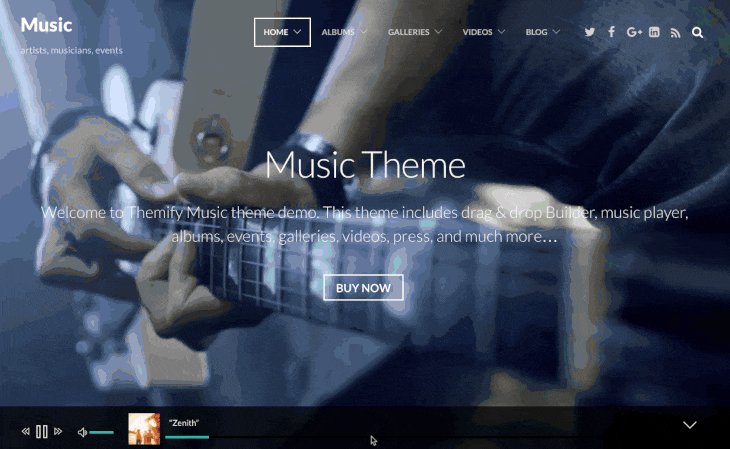 WordPress theme New Music Theme Update!