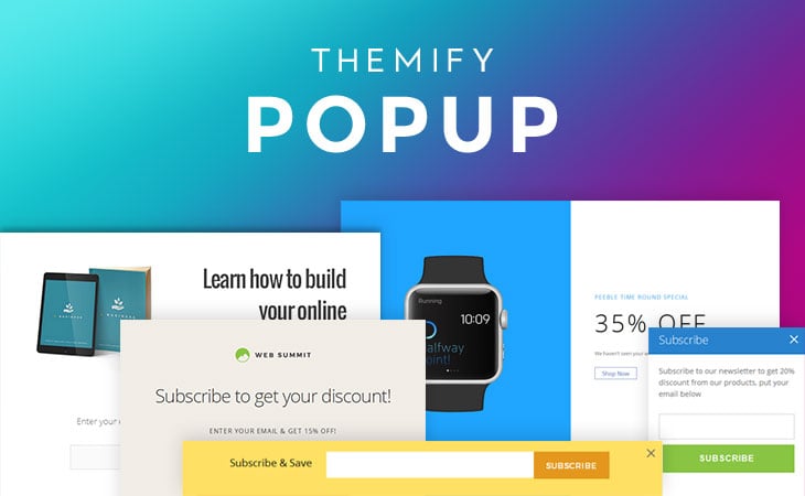 WordPress theme New Free Plugin: Themify Popup!