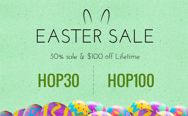 WordPress theme Hop On Over this Easter & Save 30% Off!